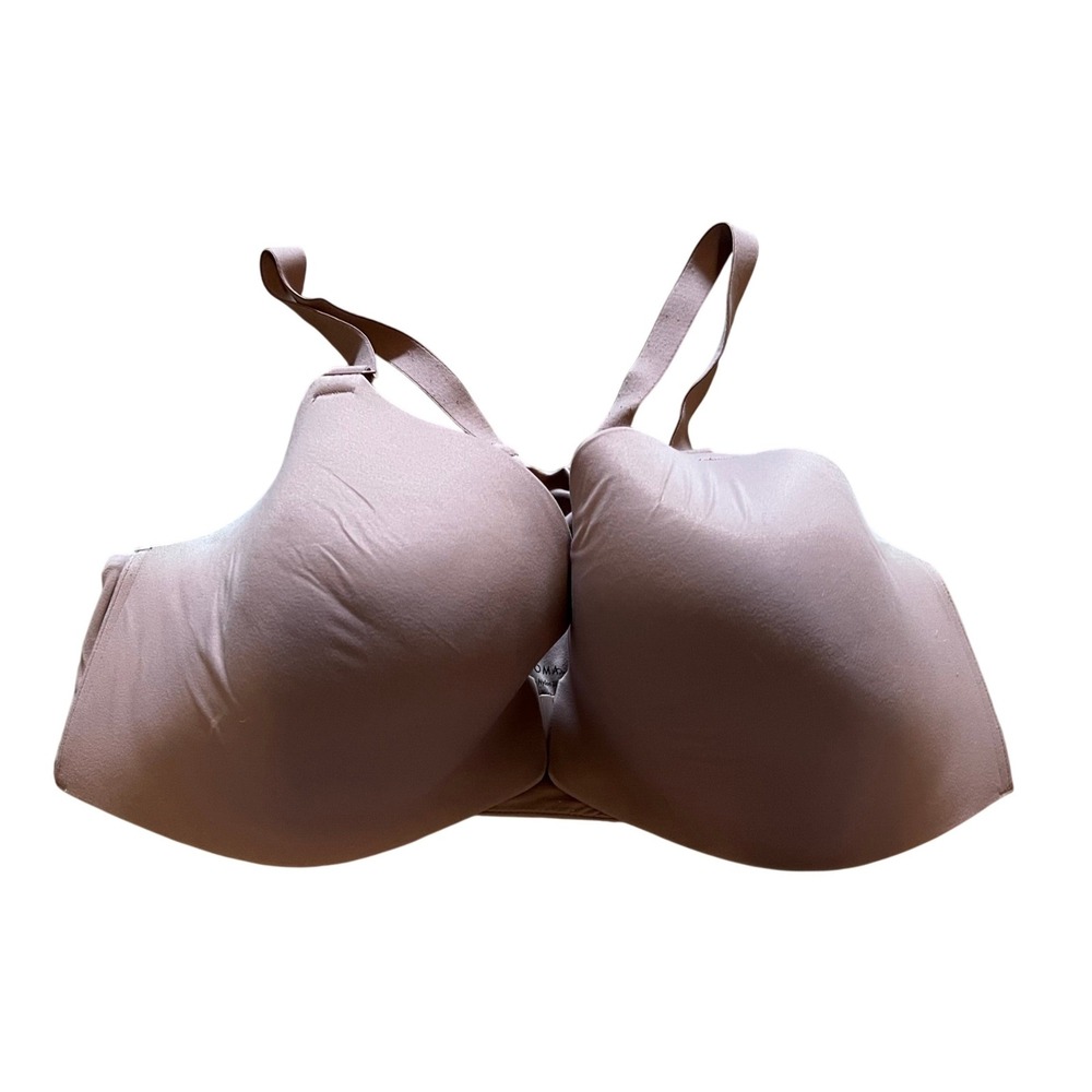 Soma Enbliss Front Close Racerback Bra Mauve Pink Wireless 40D RN79984